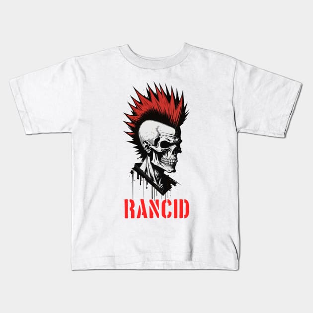 Rancid Punk Kids T-Shirt by DeathAnarchy